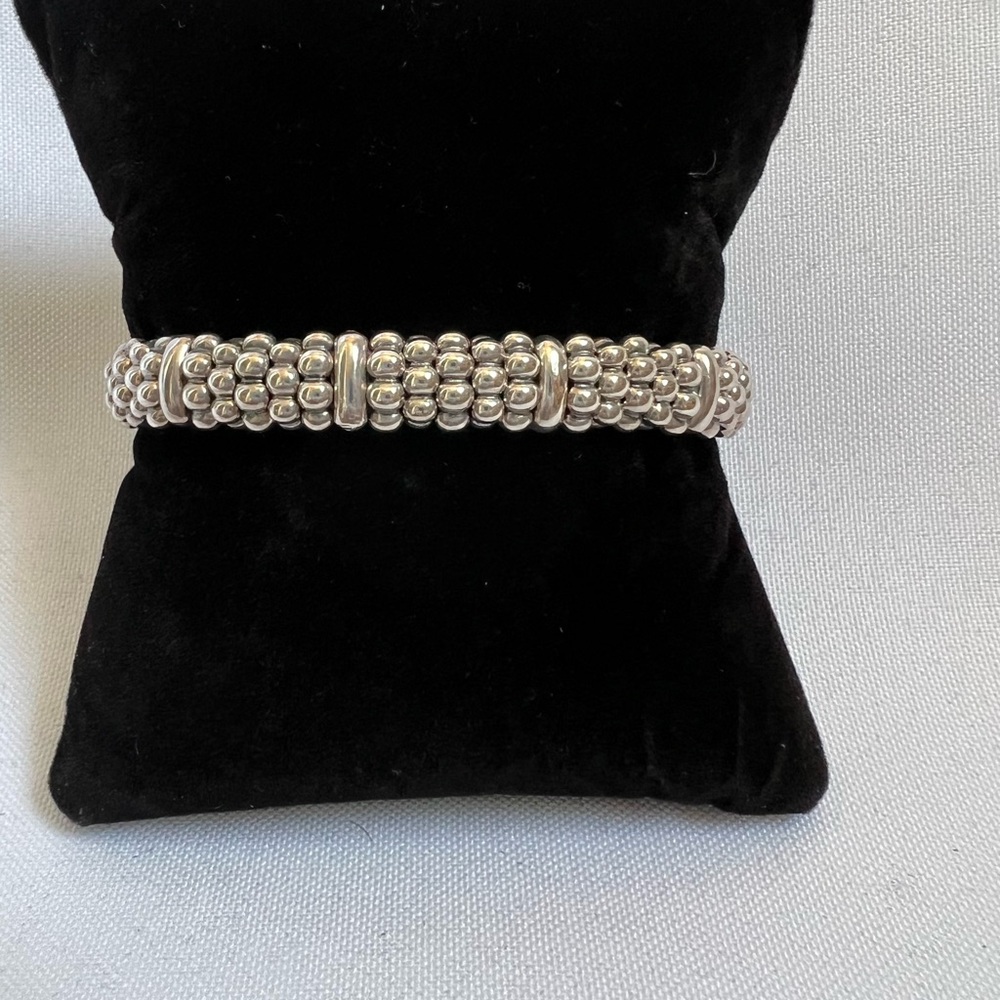 Lagos Caviar Silver Bracelet